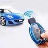 Good Quality TPU+PC Car Key Case Cover Key Holder Chain Ring For Mercedes Benz W203 W210 W211 W124 W202 W204 AMG