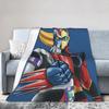 UFO Robot Grendizers Goldorak Fleece Throw Blankets Japan Anime for Bedding Knitted Blanket Car Super Soft Multifunction