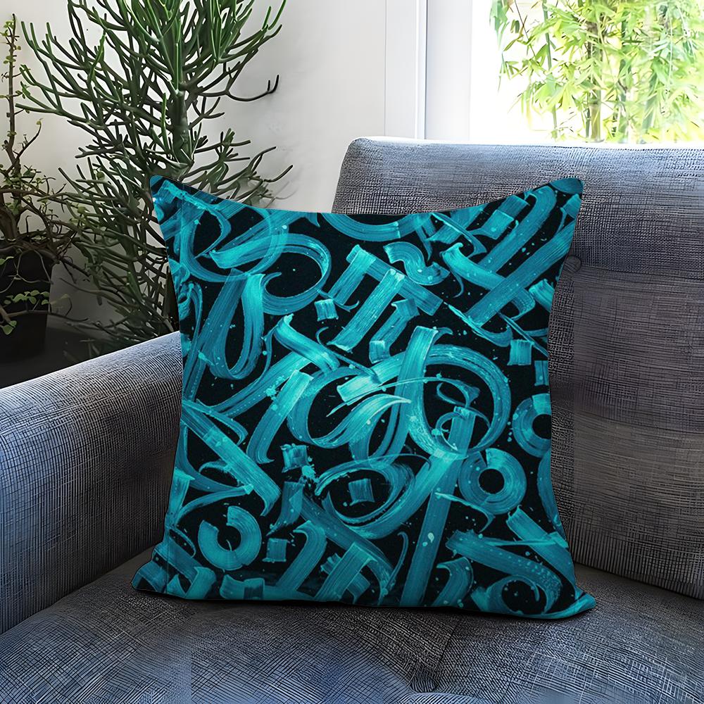 Art P-Pokras L-Lampas Cushion Cover Comfortable Reversible Pillow Cover Ideal for Car Sofa Bedroom & Beyond