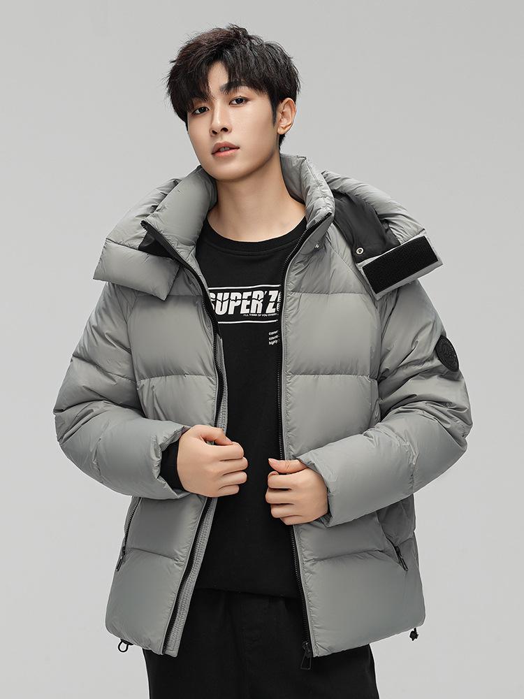 Kapuzen-Winterdaunenjacke für Paare: Modische, lockere, kältebeständige Freizeit-Oberbekleidung