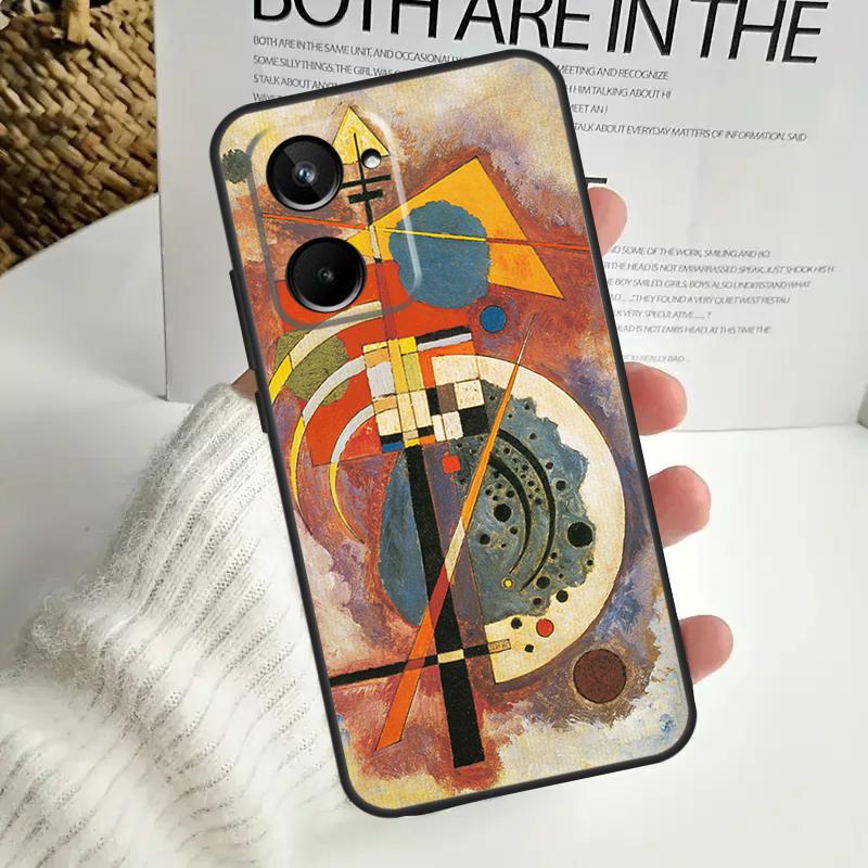 

Абстрактный чехол Василия Кандинского для Realme 9 10 11 12 Pro Plus GT5 GT Neo5 C21Y C25s C30 C31 C33 C35 C51 C53 C55 C67 Realme C33