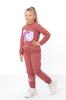 Girls' Tracksuit – Printed Sports Set with Sweatshirt and Pants, Any season 6063-057-33-2-1 HC