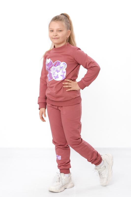Girls' Tracksuit – Printed Sports Set with Sweatshirt and Pants, Any season 6063-057-33-2-1 HC