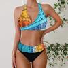 2025 New Sexy Beach Multi-Color Printed Bikini Swimsuit Separate Design Swimwear Female Summer Fashion Pool Party Beachwear