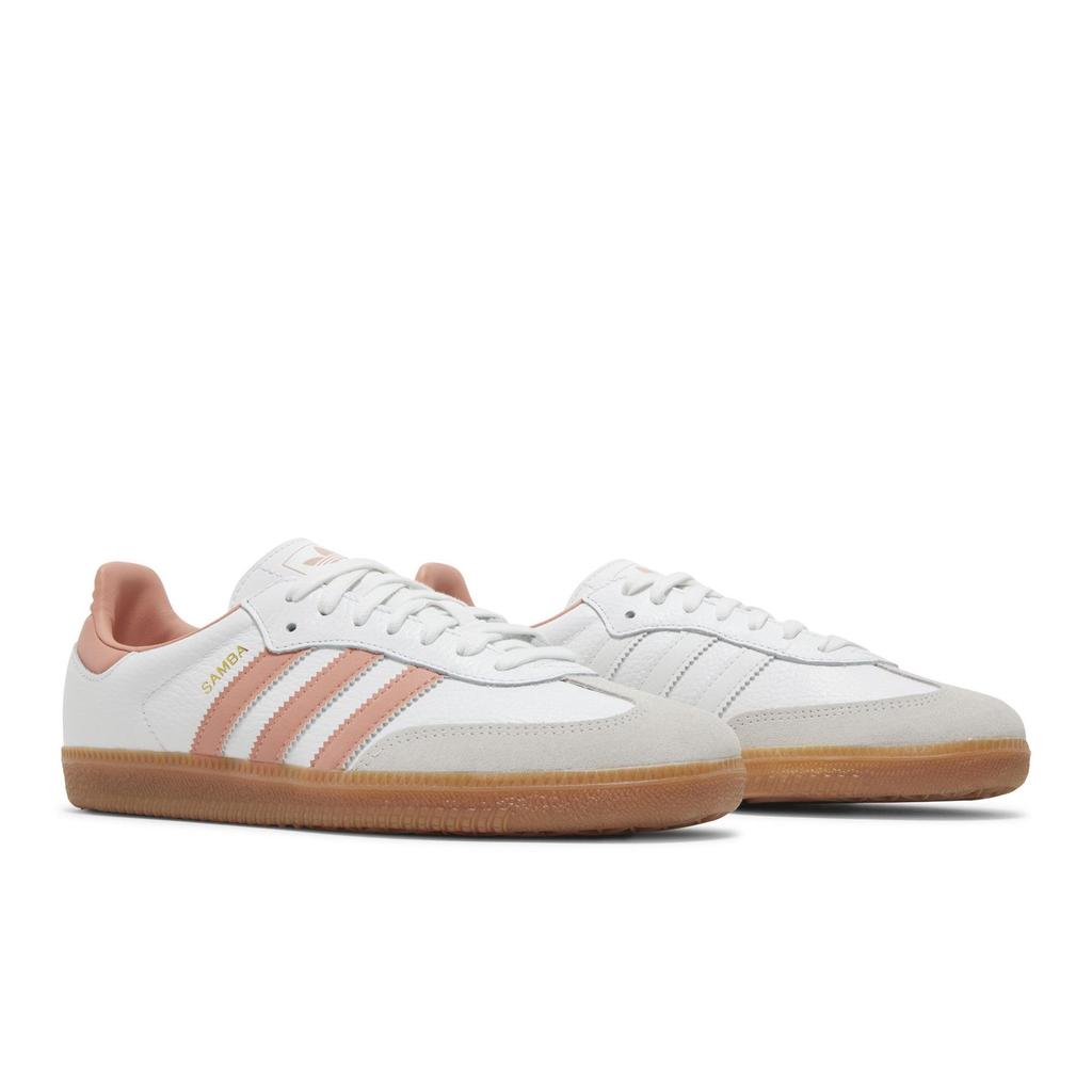 adidas Womens Samba OG 'Wonder Clay' (women's sizes) Cloud White / Wonder Clay / Crystal White German Army Trainers IG5932