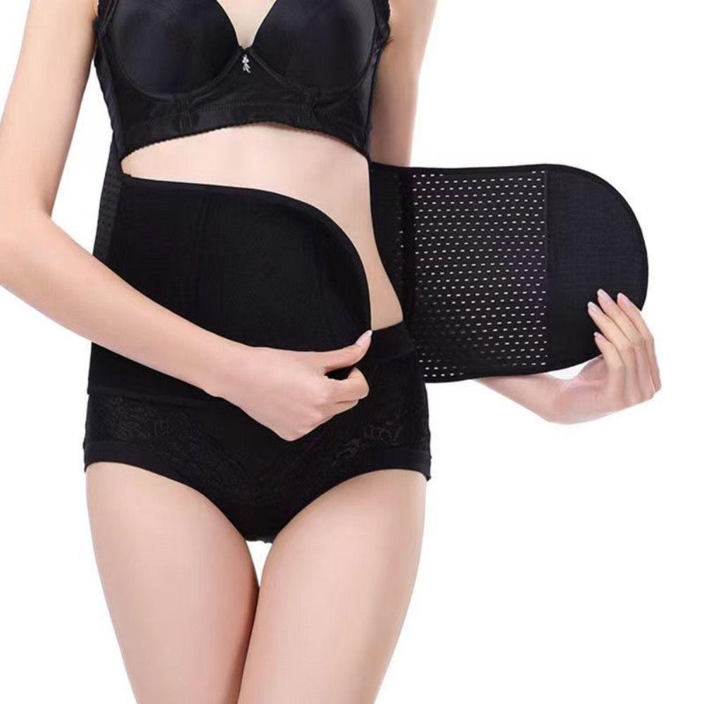 Breathable Postpartum Body Shape Cartilage Shapewear Clothes Force Band Abdominal Belt  Women