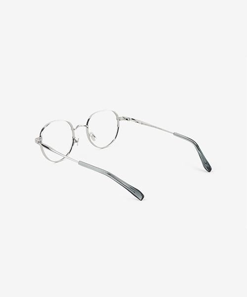 Techeuoaiweeo Yuto Eyeglass Frames C4 Shinysilver