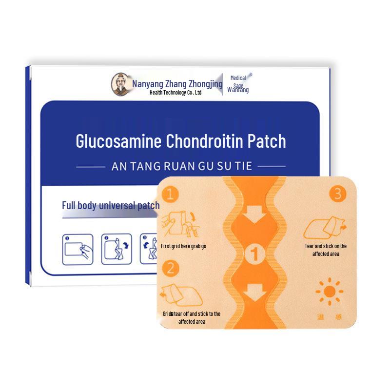 Universal Glucosamine Chondroitin Joint Patch - Mugwort Moxibustion for Shoulder, Neck, Lumbar & Knee with Warm and Cooling Sensation.
