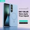Liquid Silicone Invisible Magnetic Case For Sony Xperia 1V 1VI 1VII Baby Skin Touch Wireless Charging Soft Shockproof Case Cover