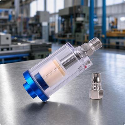 Strainer Anodized Air Line with Clear Shell SmallSized Compressor Water Separator for