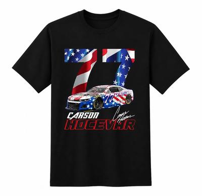 Carson Hocevar #77 NASCAR-2026 Závodní tričko Fanouškovský dárek Tričko Unisex
