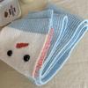 Icelandic Snowman Autumn/Winter Snowflake Scarf for Women - Preppy Style Knit Neck Warmer