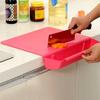 2-in-1 Cutting Board Kitchen Chopping Board with Container Cutting Board with Slot Cutting Vegetable Meat Tools Kitchen Stuff