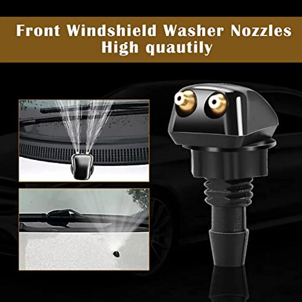 12 Pcs with Washer Wiper Water Spray Jet Replacement Nozzle Sprayer Water Spout Outlet  SUV
