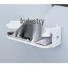 Wall-Mounted Wireless Router Shelf & Cable Organizer for Living Room