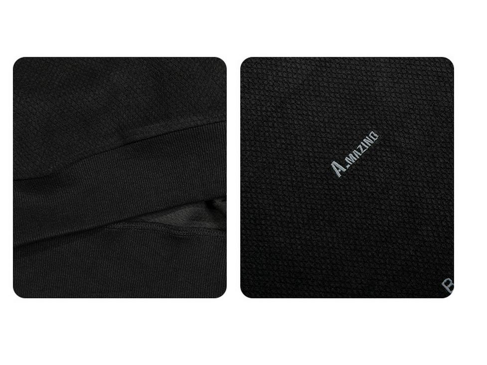 Men's Color-Block Patchwork Round Neck Hoodie - 2025 Trendy Autumn/Winter, Loose Fit, Plus Size, Long Sleeve