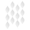 Decorative Stickers Wall Decal Wall Stickers Background Wall Glass Casement Gold Self-adhesive 20x10cm Acrylic