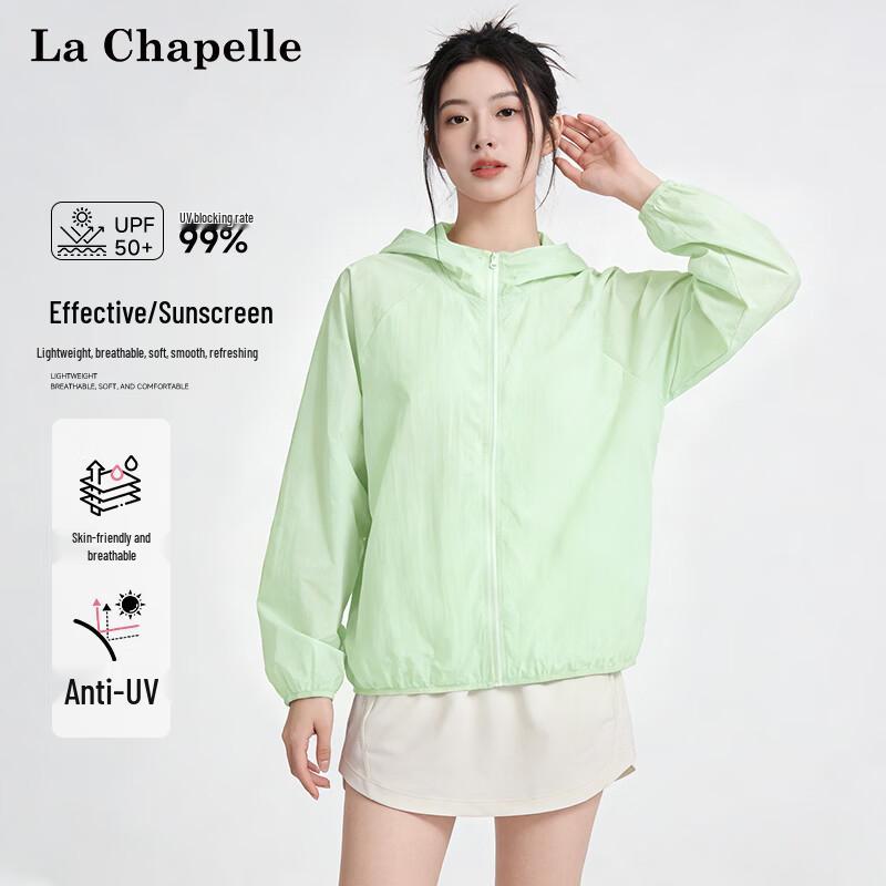 La Chapelle Women's Hooded UV Protection Sun Jacket