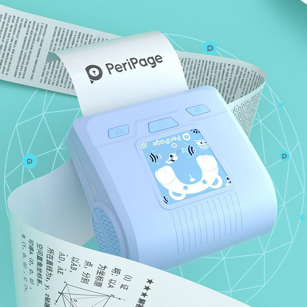 80mm 203DPI Peripage Thermal printer Bluetooth Wireless Photo Notes Pocket Lable Stiker Printer Paper for Birthday Christmas Gift USB