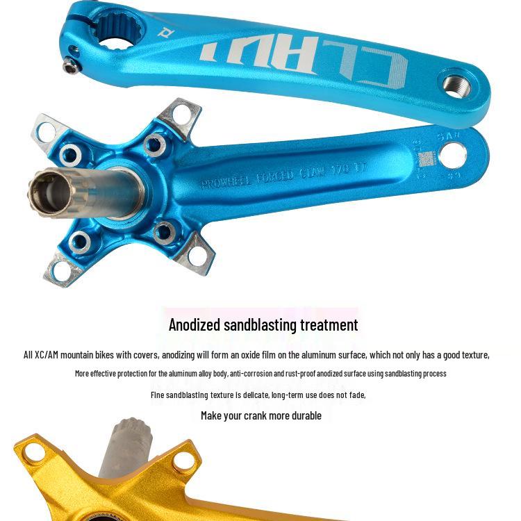 Prowheel Haomeng Horský klikový systém Hollow Integrated s jedním/dvěma převodníky pro 9-11 rychlostí.