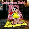 1pc Watermelon Cartoon Character (2) Blanket, Cozy Printed Throw Blanket, A Heartfelt Gift for Your Family and Friends