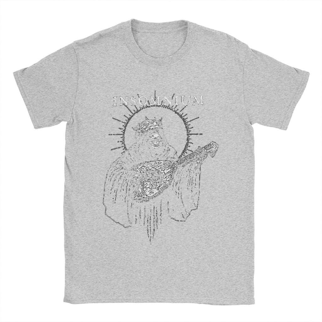 Letnia koszulka zespołu metalowego Insomnium dla mężczyzn i kobiet, unikalne koszulki, T-shirt 100% bawełna z nadrukiem graficznym