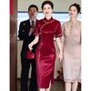 New Chinese Style Mother's Qipao Banquet Dress