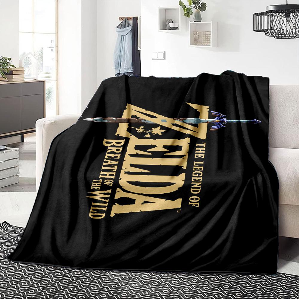 Zelda'S Wild Adventure Blanket Soft Throw Blanket For Home Bedroom Bed Sofa Travel Office Solid Christmas Blanket