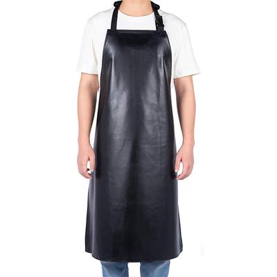 Leather Apron Waterproof And Oil-Proof Extended Apron Aquatic Fresh Food Catering Kitchen Apron Work Clothes