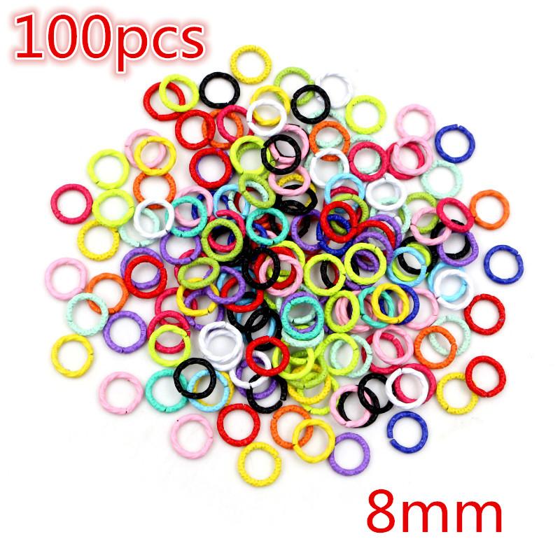 Colorful Mixed Alloy Split Jump Rings Lobster Clasp Eyelets Screw Pins Keychain Rings DIY Jewelry Making Accessories Supplies