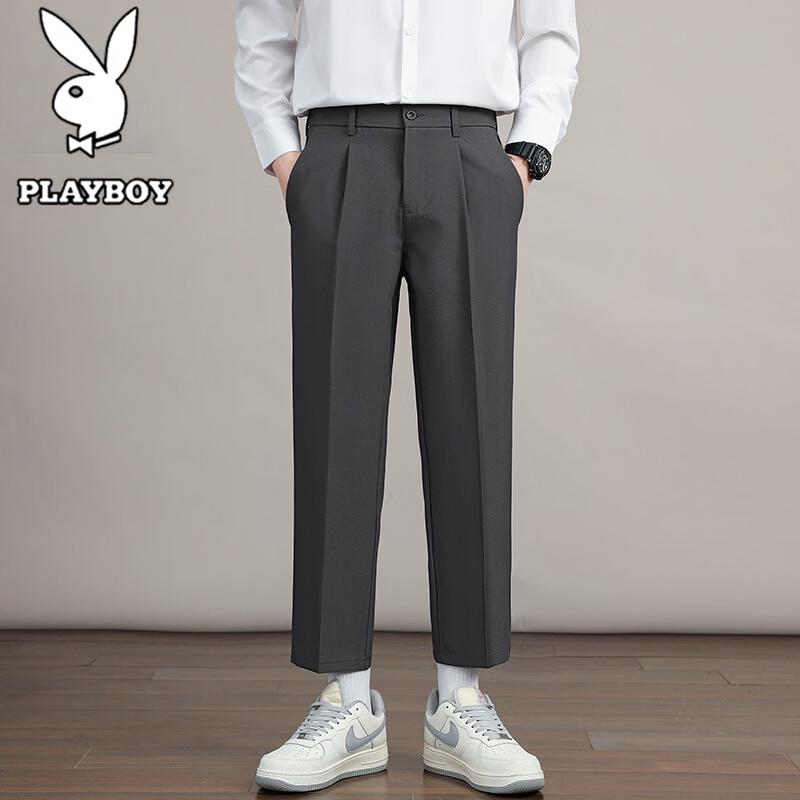 PLAYBOY Men s Relaxed Fit Casual Trousers 2XL