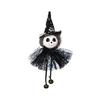Halloween Hanging Skeleton Ornaments,Witch Hat And Bells Handmade Decorations Halloween Party Household Ornaments