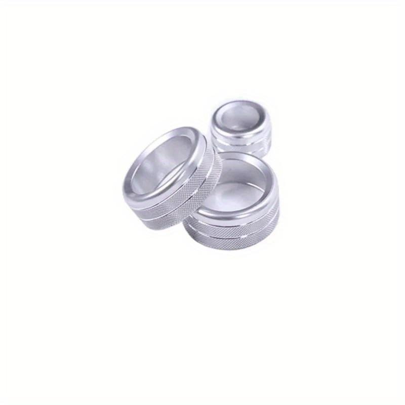 3pcs Car Air Conditioning Audio Volume Knob Ring Button Switch Trim Cover For BMW 1 2 3 Series X1 X2 F20 F21 F46 F30 F35 F47 F48 F39