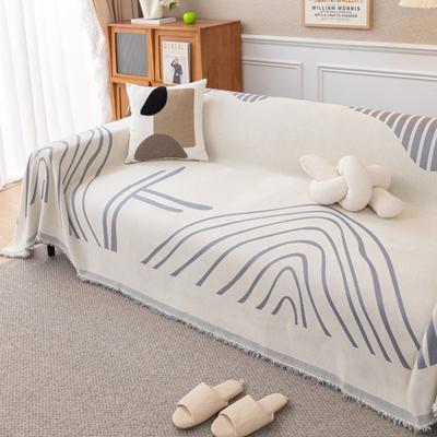 Chenille Sofa Überwurfdecke mit Quasten Nordischer Luxus Vier Jahreszeiten Universelle Sofaabdeckung Staubdicht Sofahandtuch 1 Stück Vollständige Abdeckungen