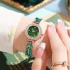 Novo relógio de quartzo feminino com strass, relógio feminino com mostrador pequeno, pulseira fina, ajuste gratuito, joias, relógio de quartzo