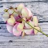 1Pc 6Heads Artificial Butterfly Orchid Silk Flower Home Wedding Party Decor