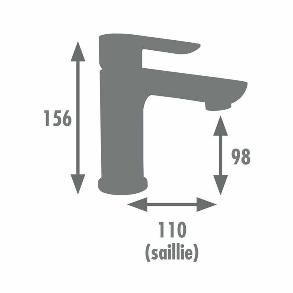 Mixer Tap Edouard Rousseau MILK Graphite