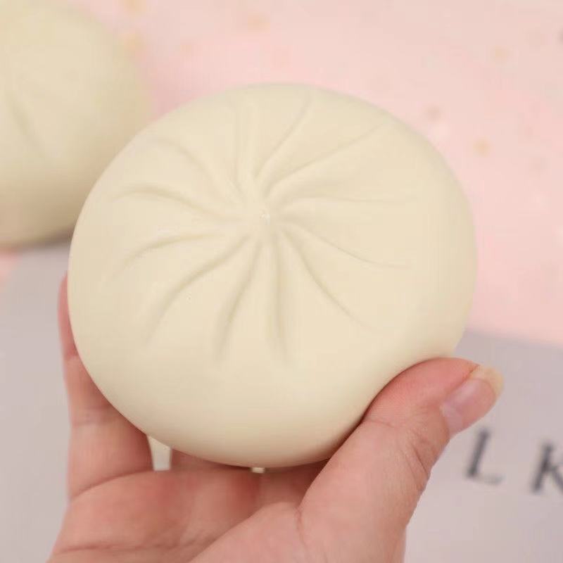 2pcs/set Creative Fake Buns, Simulated Craft, Bun Shape, Ventilated Pressure Relief Ornament, Slow Rebound