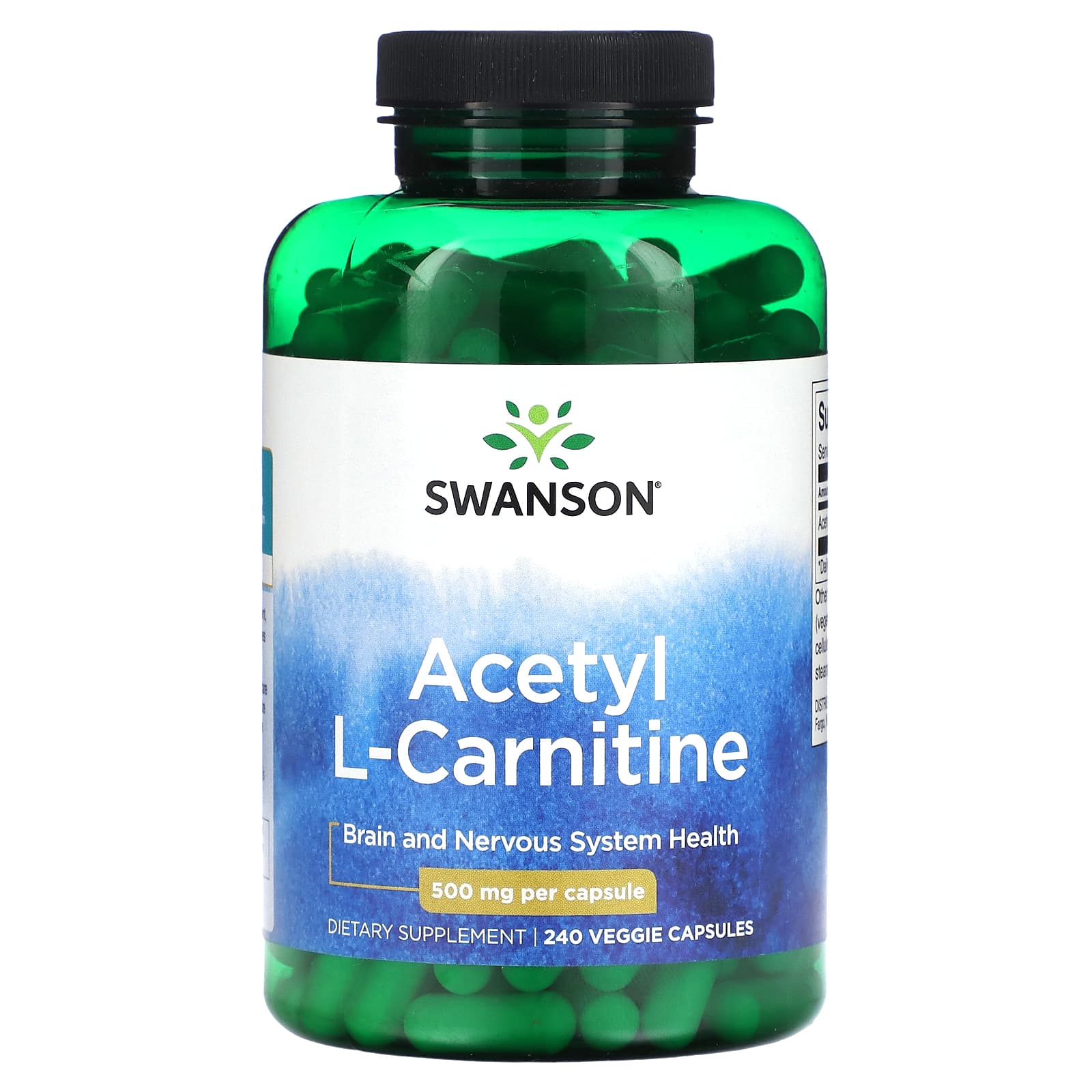 

Acetyl L-Carnitine, 500Mg, 240 Veggie Caps