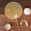 Antique Sle Round Fan Handicrt Dance Costume Qipao Special Ape Suzhou Embroidery F Transparent Double Sided Fan