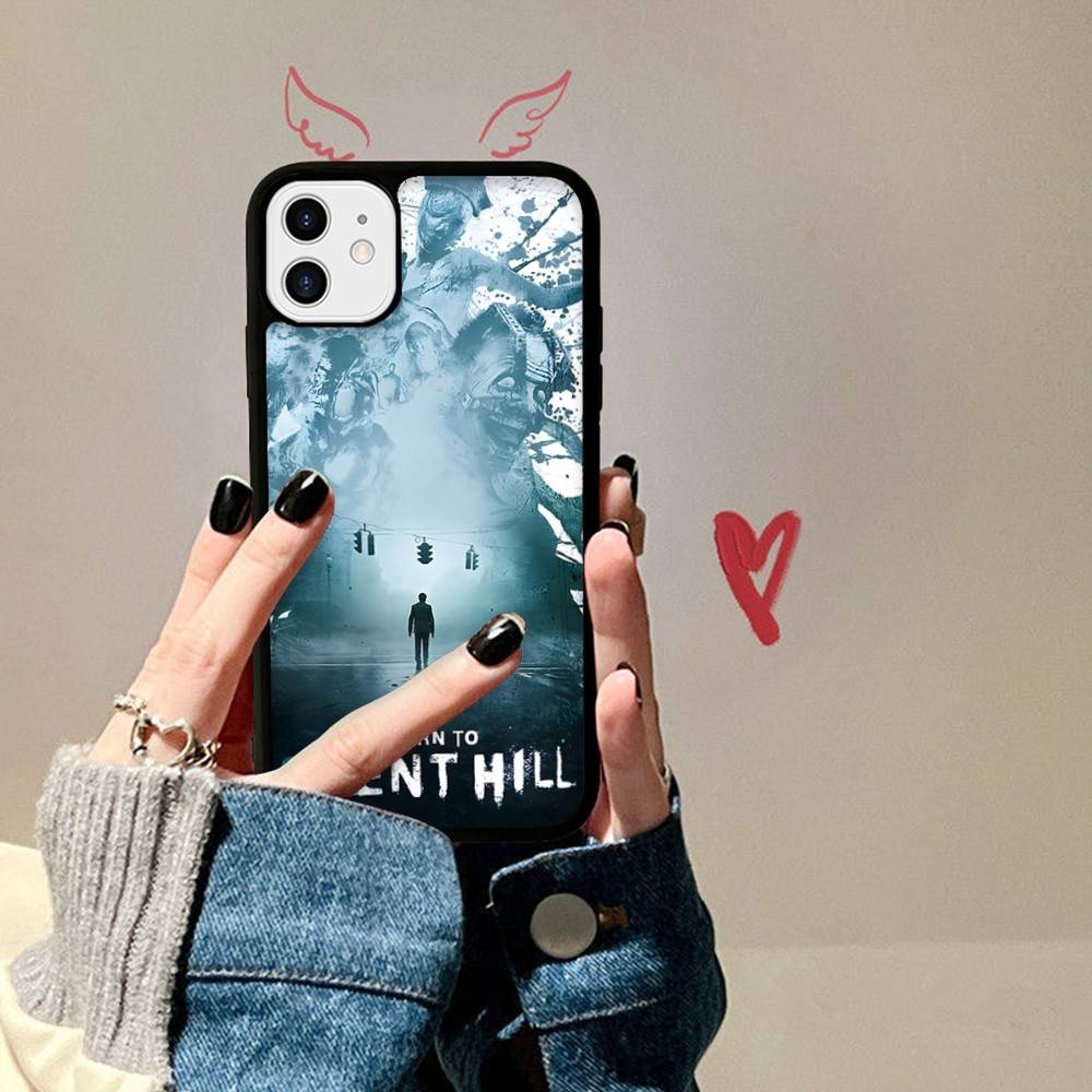 Horror Games S-Silent H-Hill PC+TPU Shockproof Protective Phone Case For IPhone17 14 15 16 Pro Max 13 12 11 17 Air