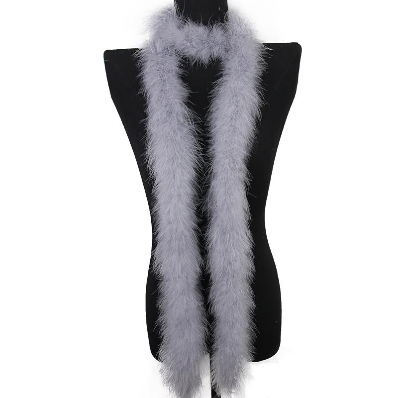 Thickened Encrypted Large Turkey Feather Strips Colored Top Scarves Stage Performance Costume Accessories