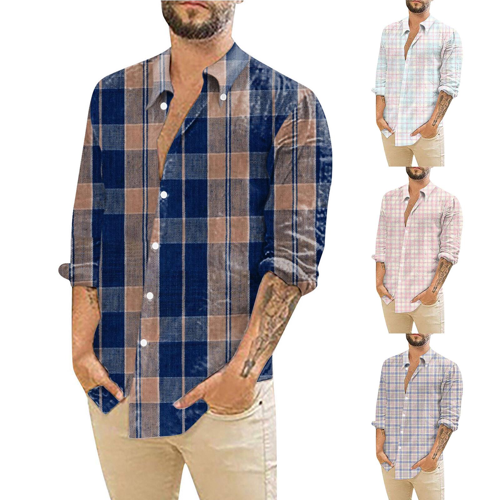 

(Отличный дом)Дизайнерская весна-лето мужская повседневная 3D-хэллоуинская печать Гавайская рубашка Блузка Рубашки с длинным рукавом