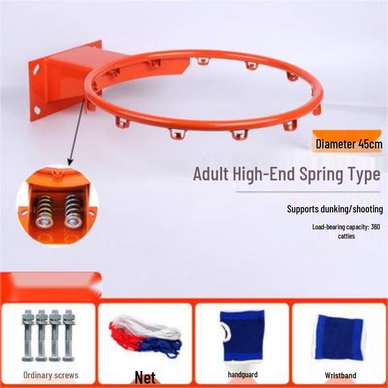 Longchan Wall-Mounted Dunkable Basketball Hoop