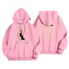 Unisex Casual Hooded Pullover Sweatshirt Long Sleeve Loose Fit Letter Print