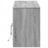 Vidaxl Szafka Pod Tv Z Led, Szary Dąb Sonoma, 139,5X34X50 Cm