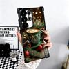 Winter Coffee Christmas Theme Plating Phone Case For Samsung Galaxy S24 S25 FE S26 Edge S23 Ultra S22 S21 Plus S20 Anti-Fall Air