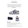 Nike Dunk Low GS UV Reactive Kids Sneakers Blue Photon-Dust White FN6968-025