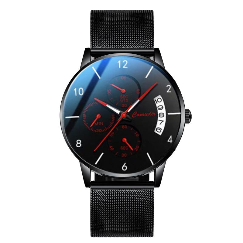 Teenager Ultra-thin Men's Watch Student Fashion Quartz Waterproof Simple Luminous Men's Watch