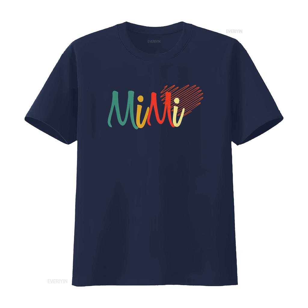 MiMi Heart Love Unique Women s T Shirt Cotton vintage Washed Stylish Unisex fashion graphic Top For Everyday Wear Breathable